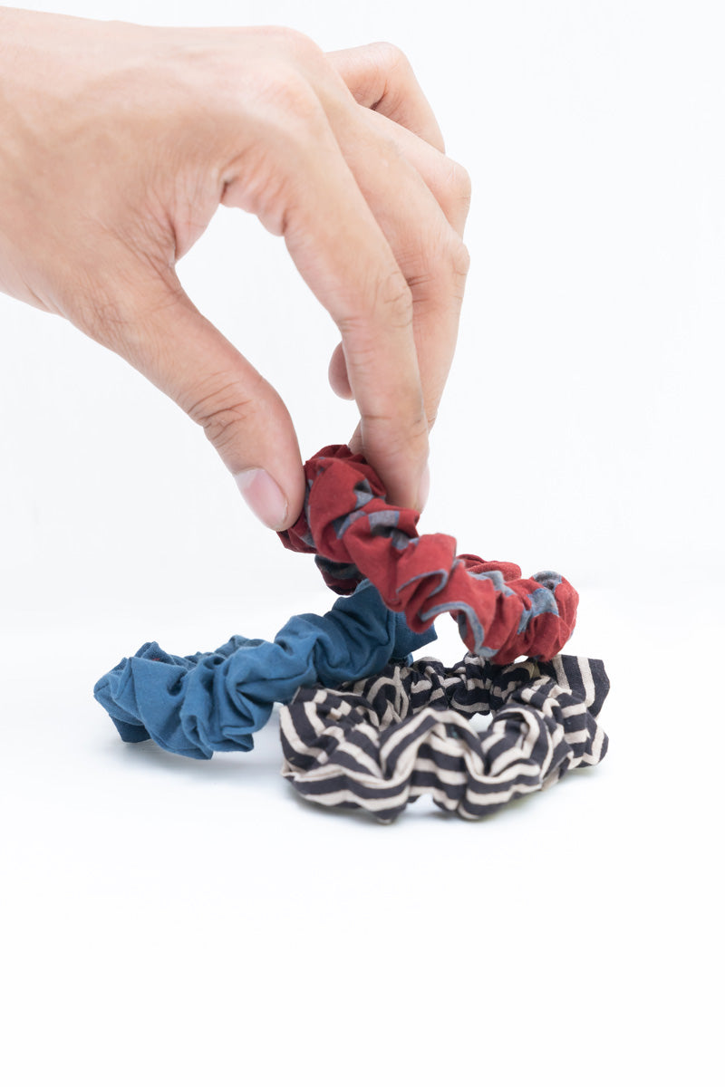 Set of 3 Scrunchies – Poppy