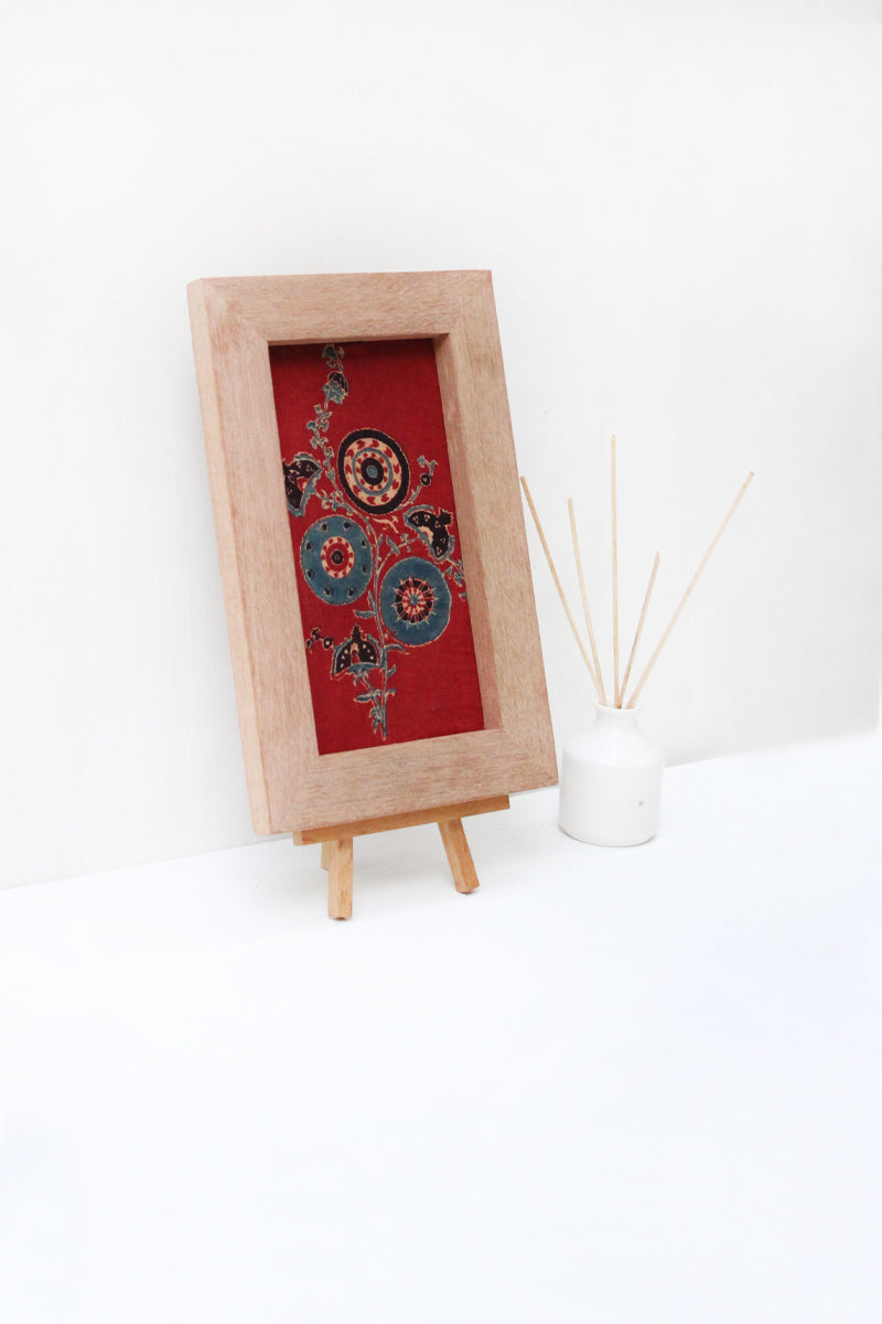 Wooden Frame with Floral Motif - 05