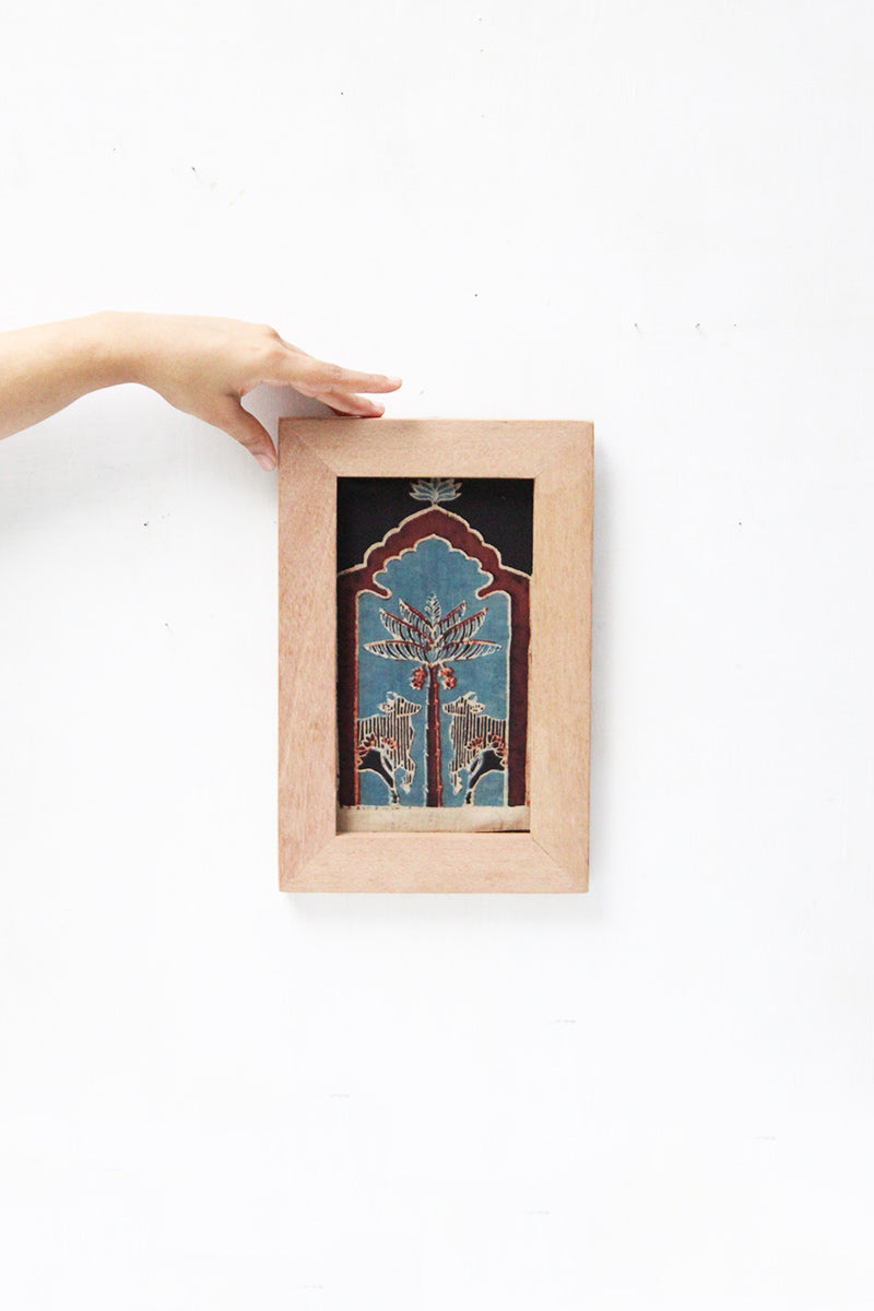 Wooden Frame with Pichwai Motif - 06