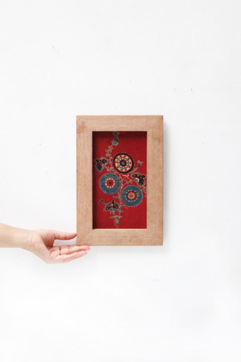 Wooden Frame with Floral Motif - 05