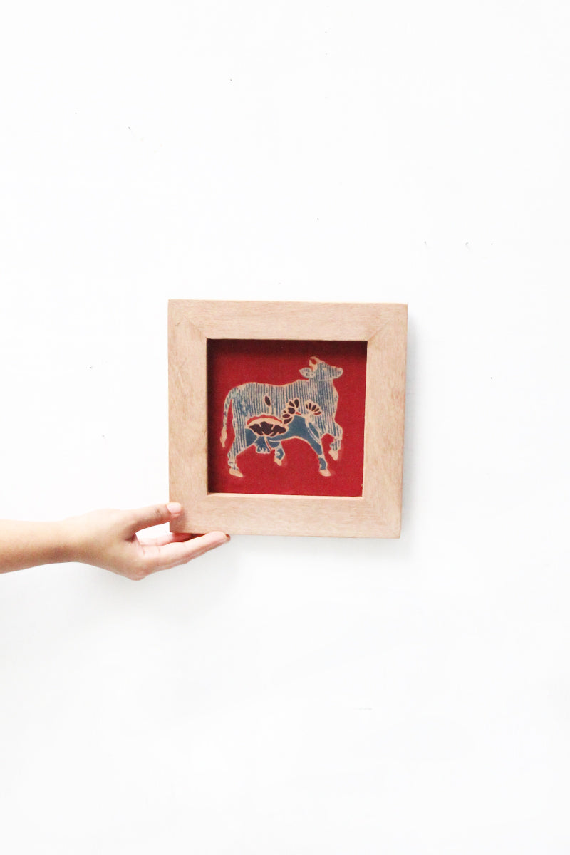 Wooden Frame with Pichwai Motif – 08