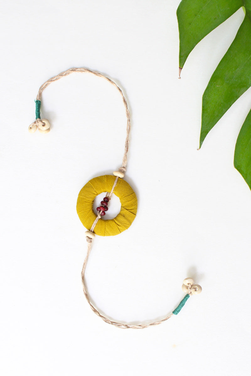 Tie up Bracelet – Ring & beads