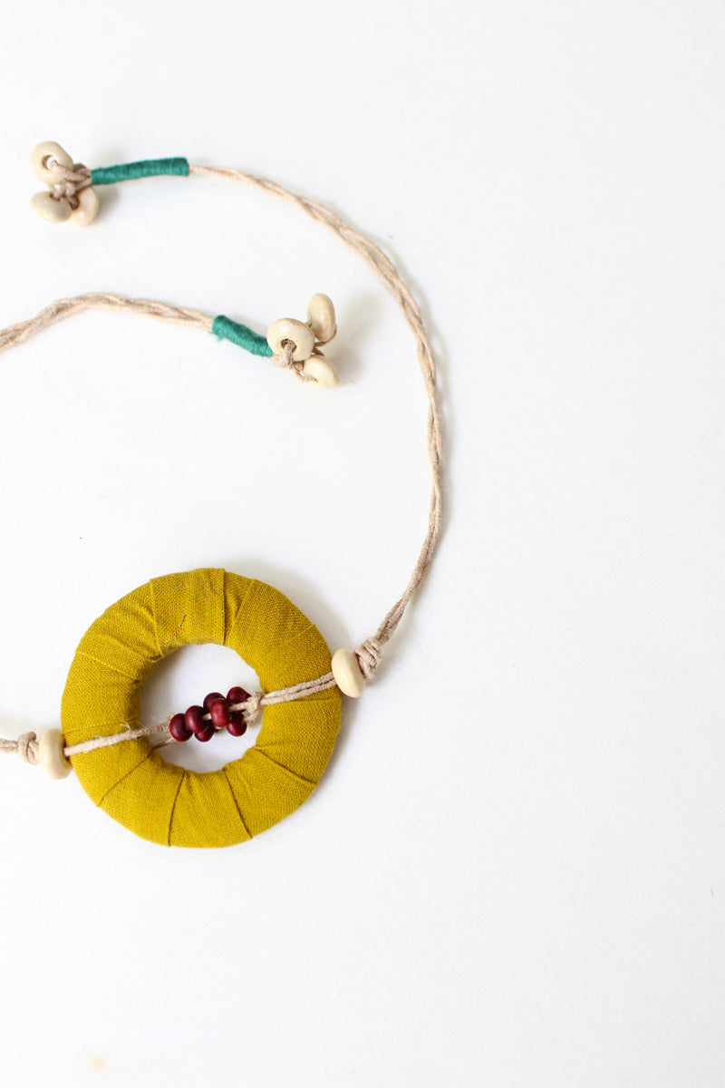 Tie up Bracelet – Ring & beads