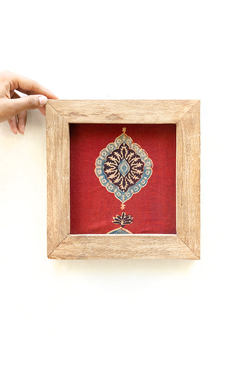 Wooden Frame with Pichwai Motif - 16