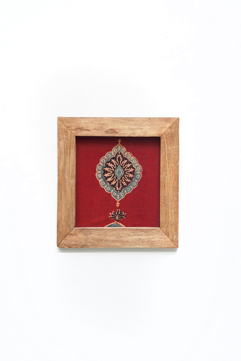 Wooden Frame with Pichwai Motif - 16