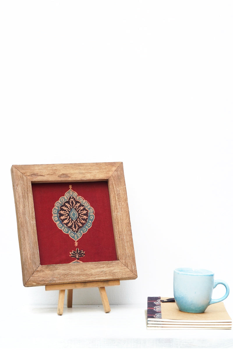 Wooden Frame with Pichwai Motif - 16