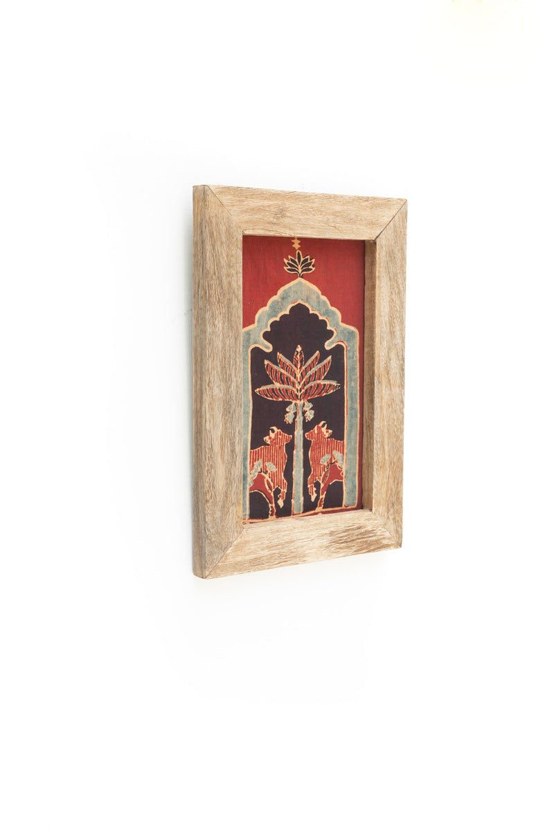 Wooden Frame with Pichwai Motif - 15