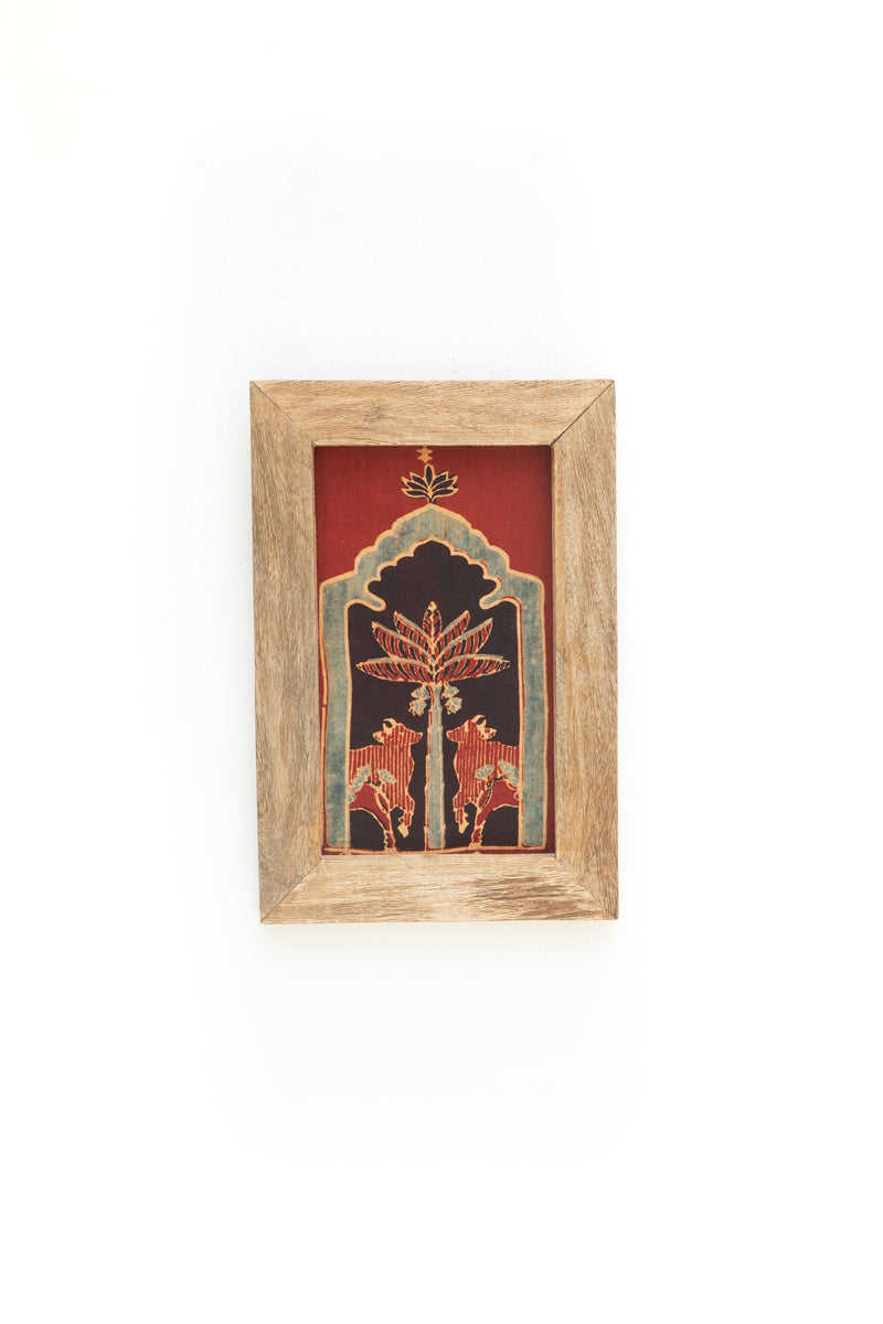 Wooden Frame with Pichwai Motif - 15