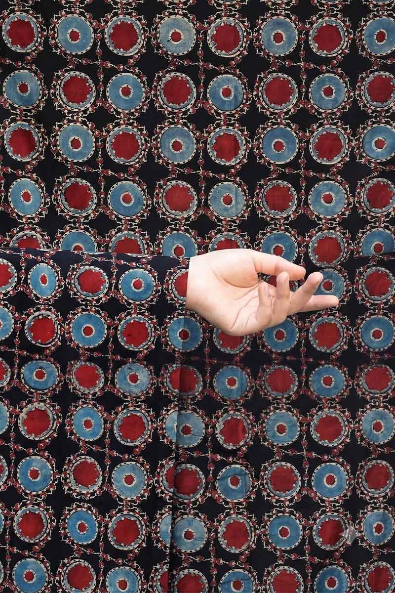 Cotton Fabric - Farhana Black