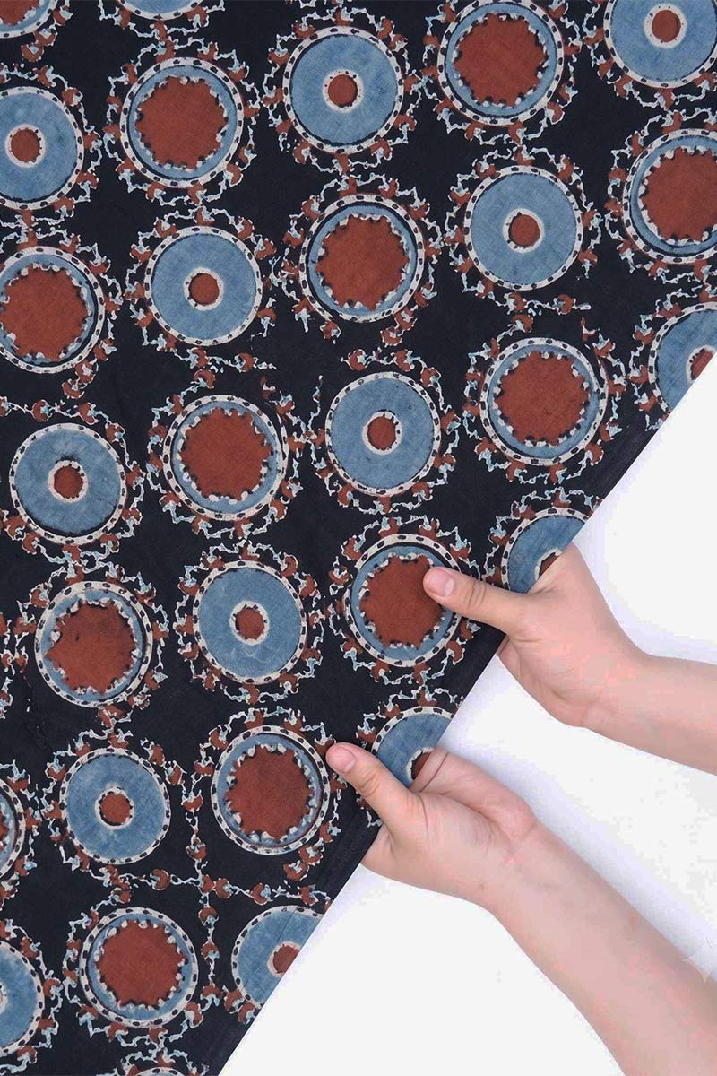 Cotton Fabric - Farhana Black