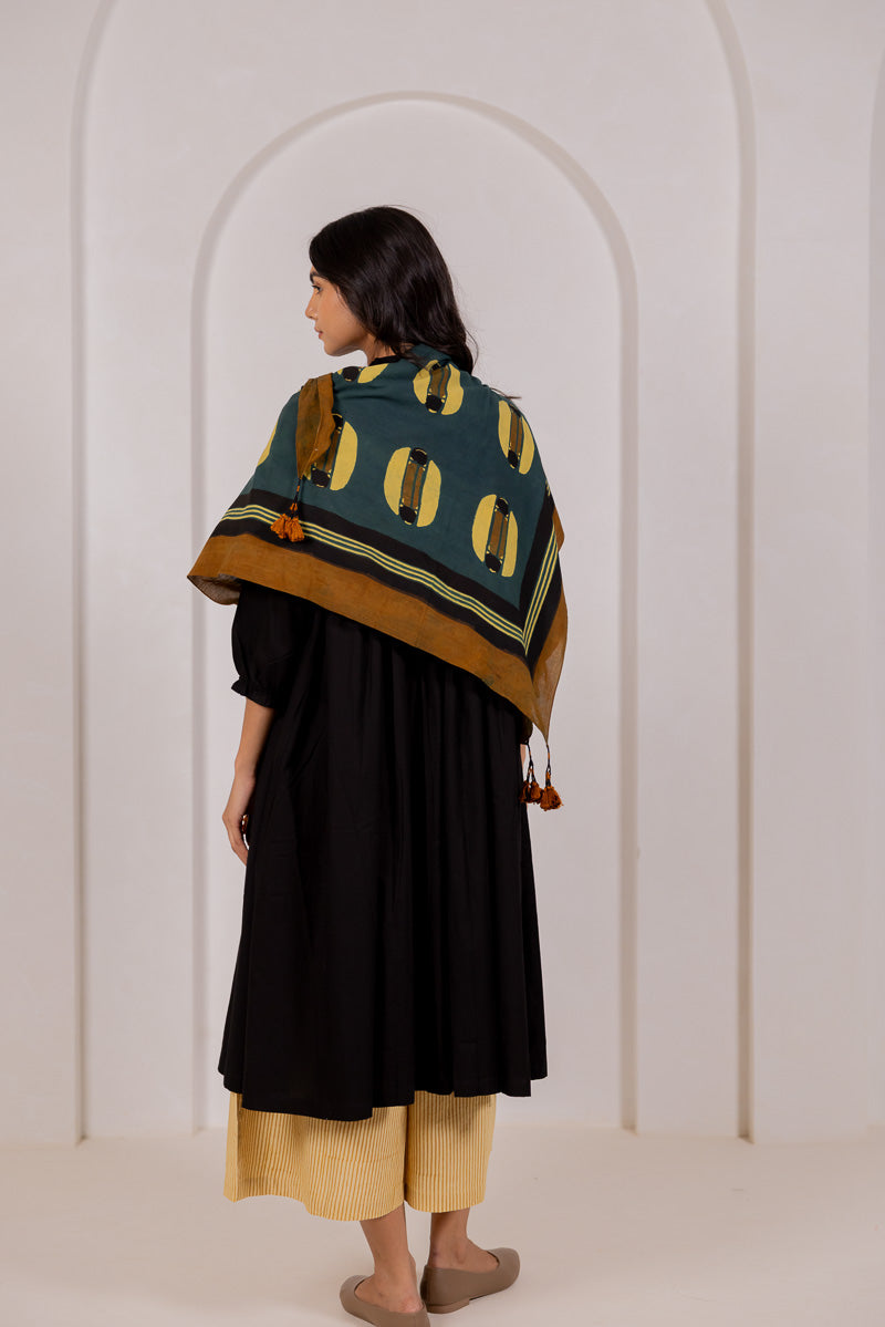 Set of 3- Kurta, Culotte & Scarf Mora 01