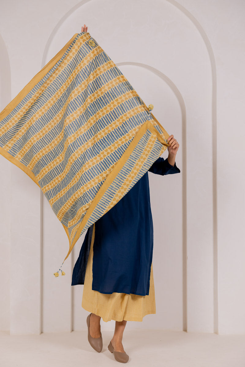 Set of 3- Kurta, Culotte & Scarf Mora 02