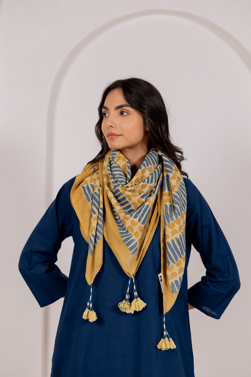 Set of 3- Kurta, Culotte & Scarf Mora 02