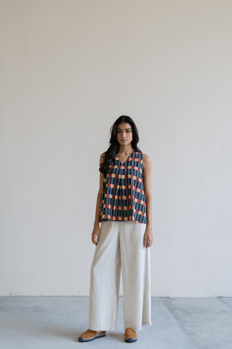 Tara Top - Cut Stripes