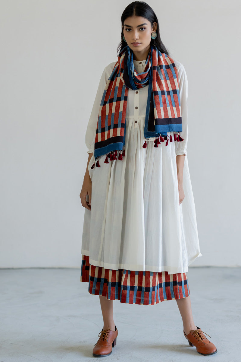 Set of 3 - Kurta, Stole & Culotte - Ona 03