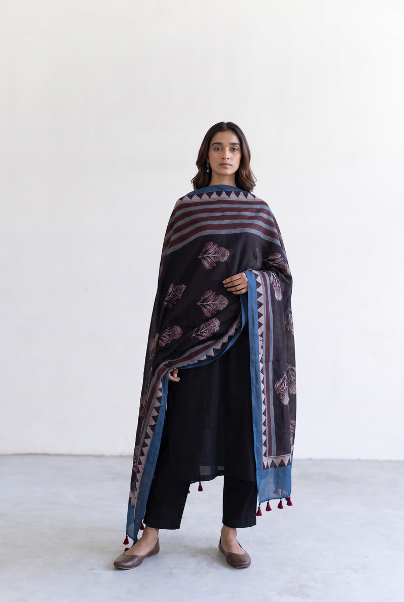 Set of 3 - Kurta, Pants & Dupatta - Nira 11