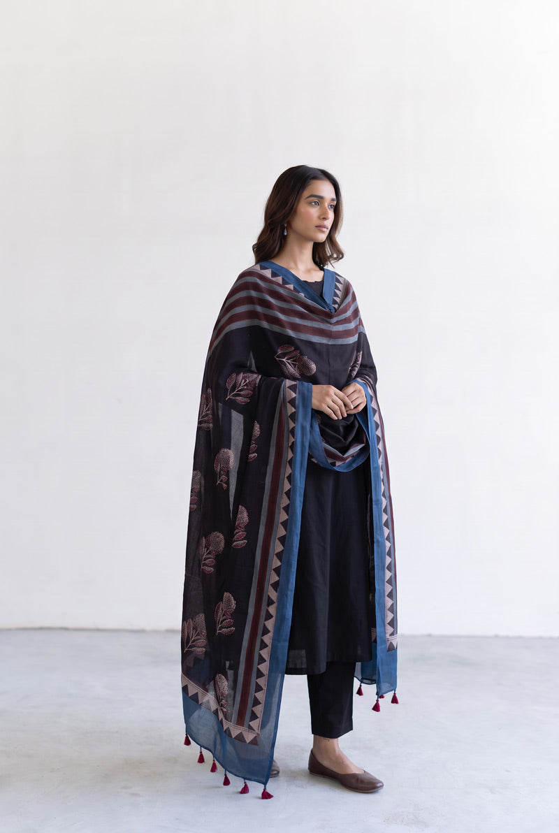 Set of 3 - Kurta, Pants & Dupatta - Nira 11