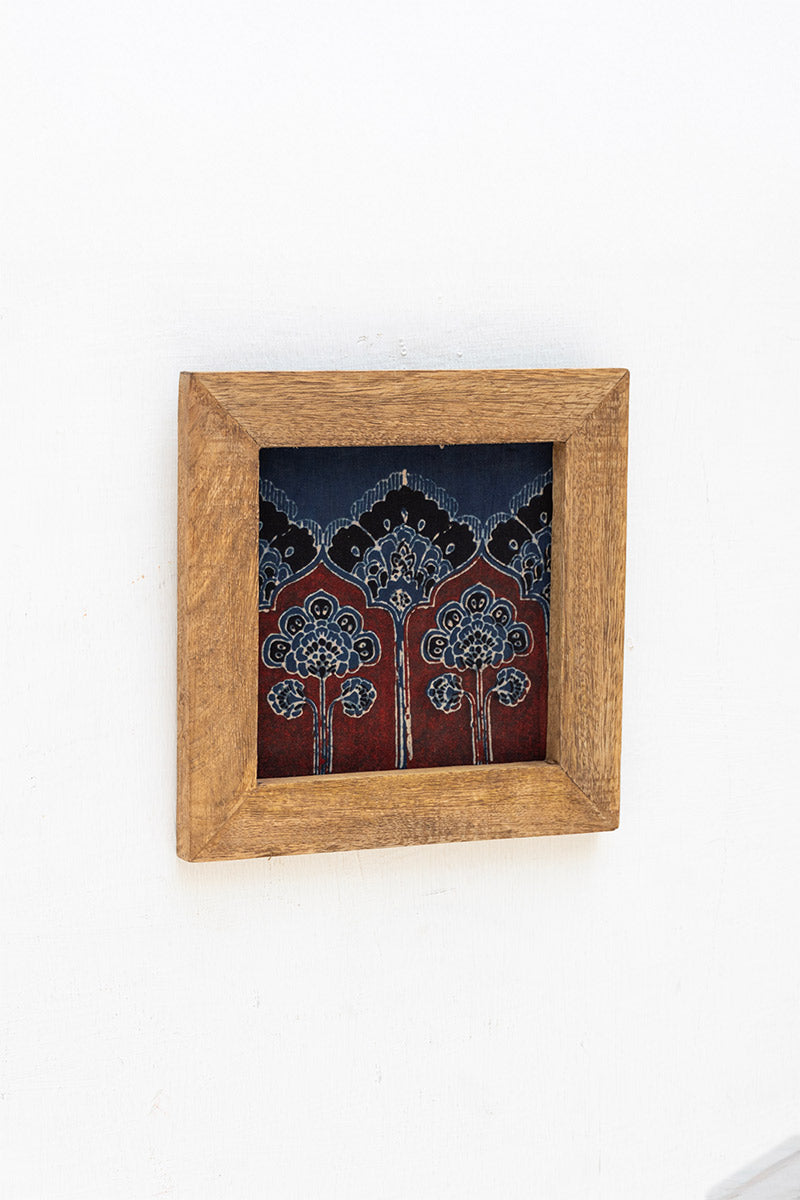 Wooden Frame with Floral Motif - 21