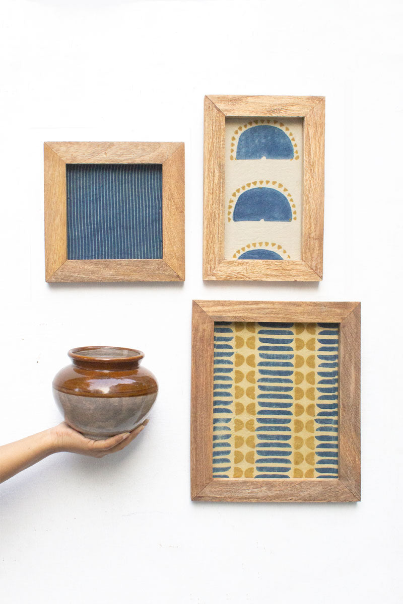 Set of 3 Wooden Frames - 12