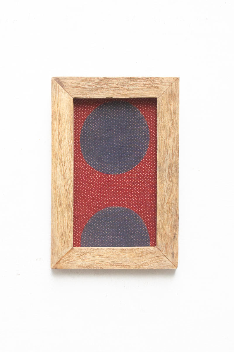 Wooden Frame with Geometric Motif - 28