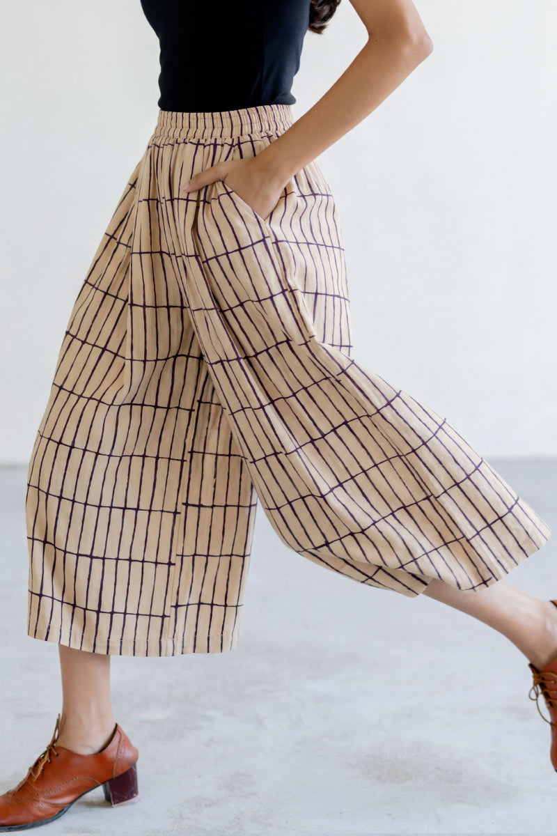 Freesize Culottes - Broken stripes