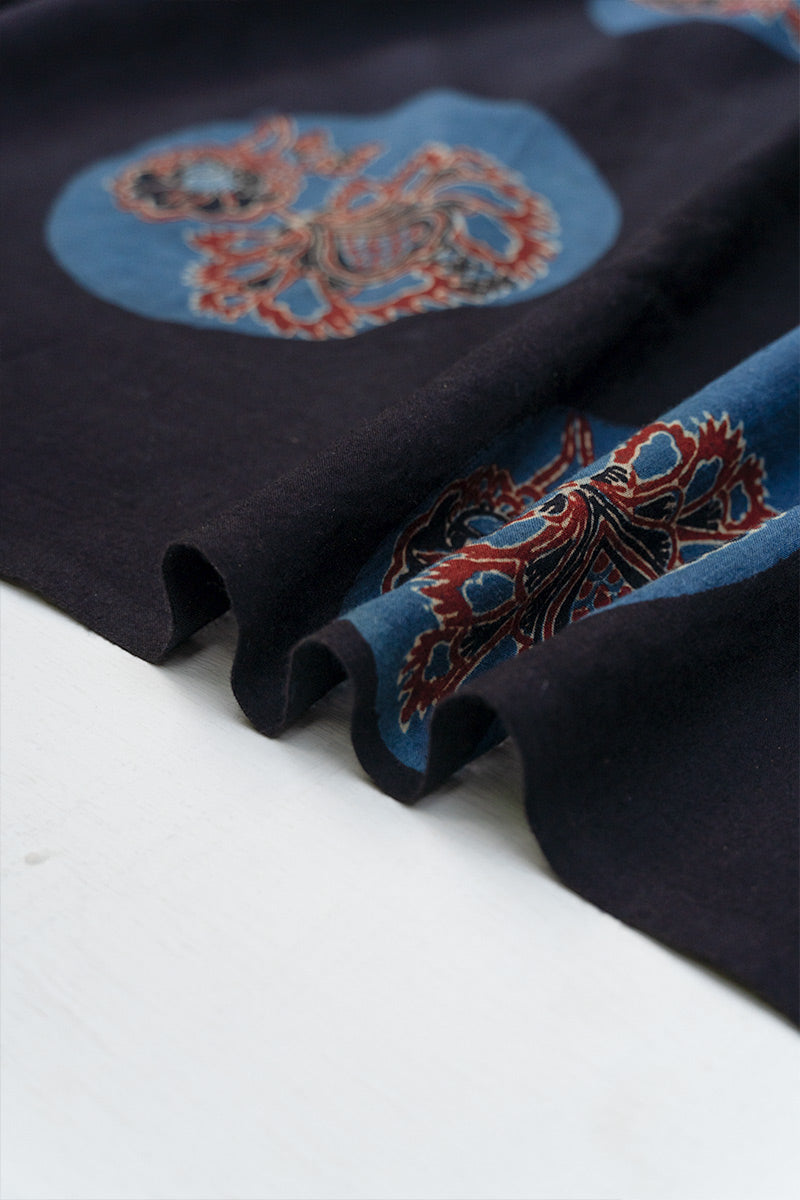Cotton Fabric - Ena Indigo