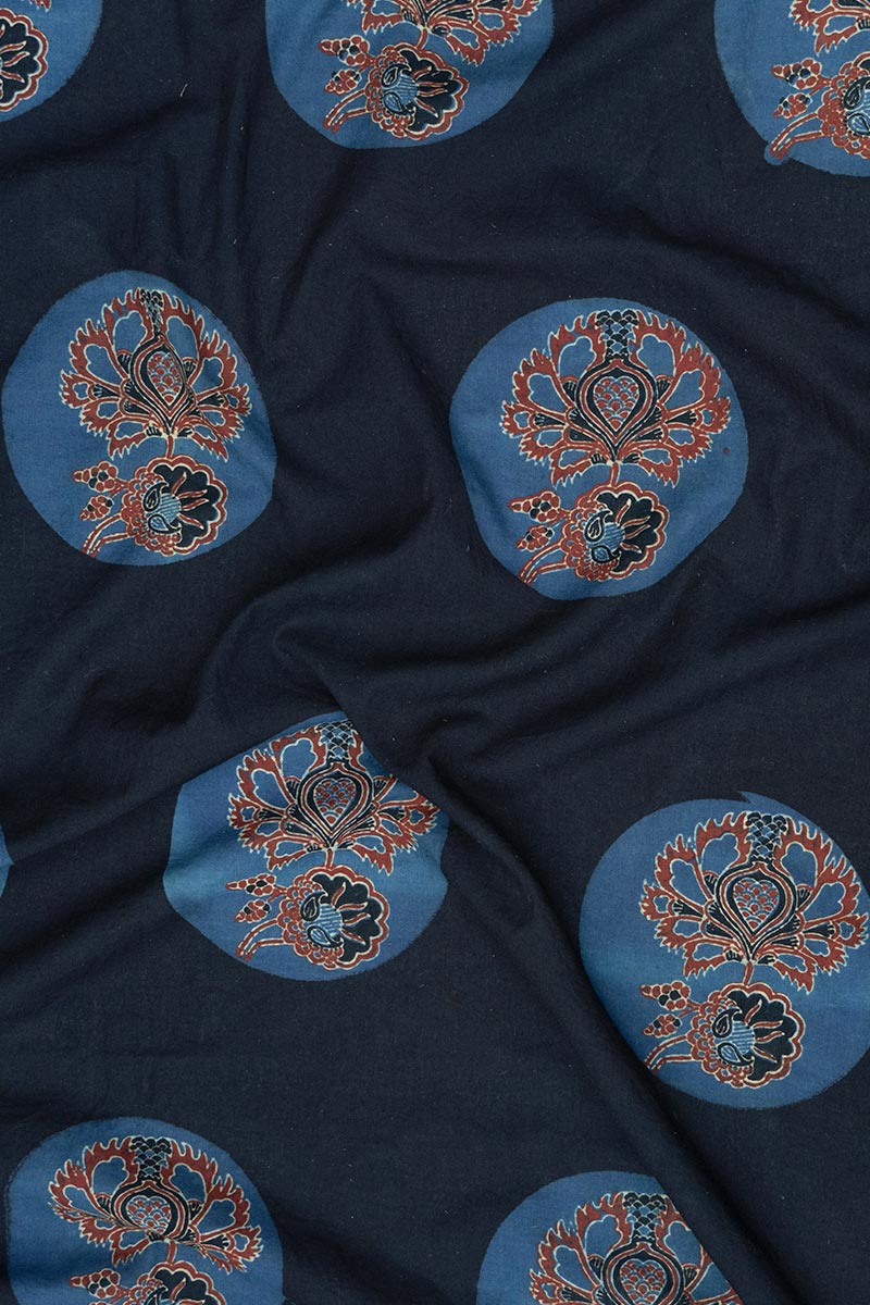 Cut Fabric - Ena Indigo