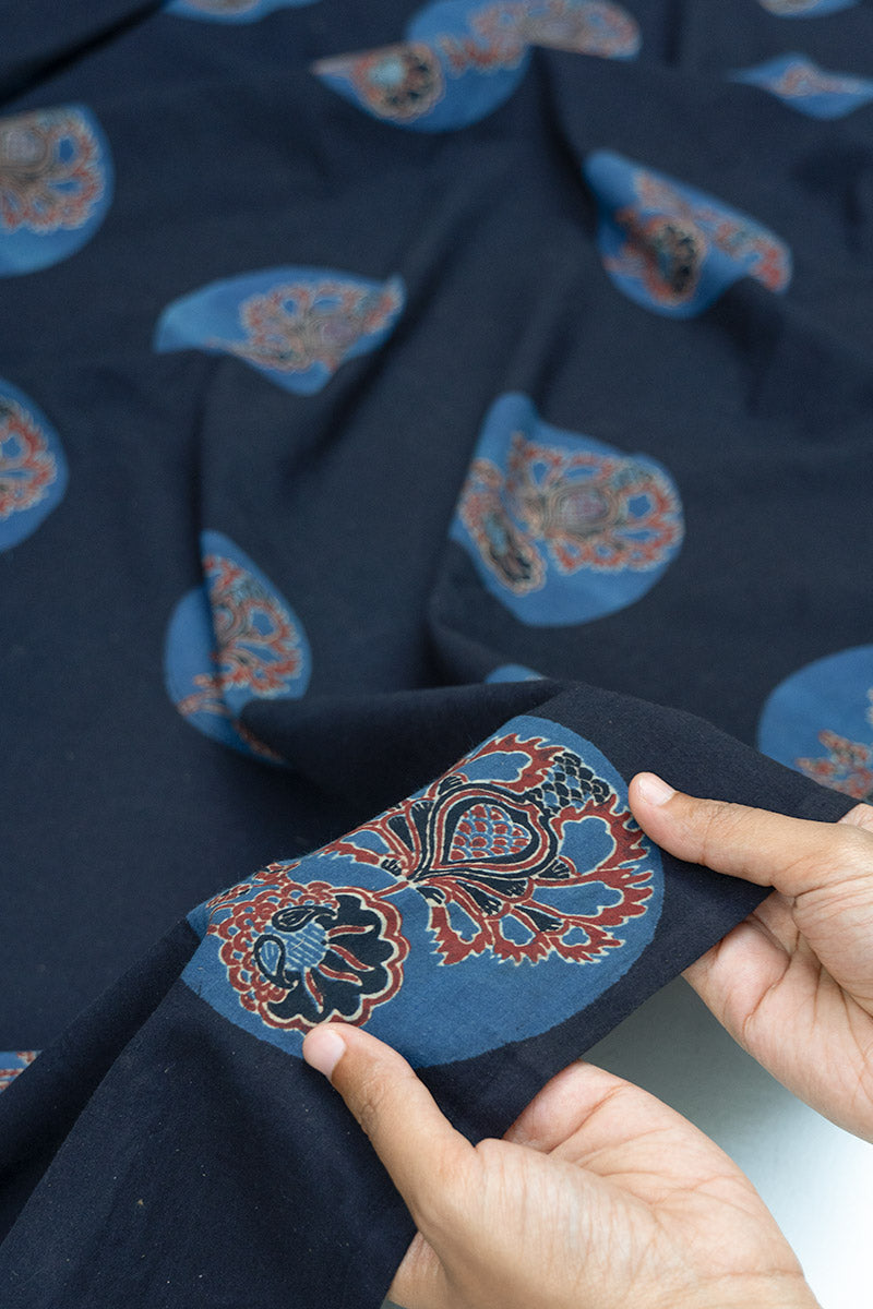 Cotton Fabric - Ena Indigo