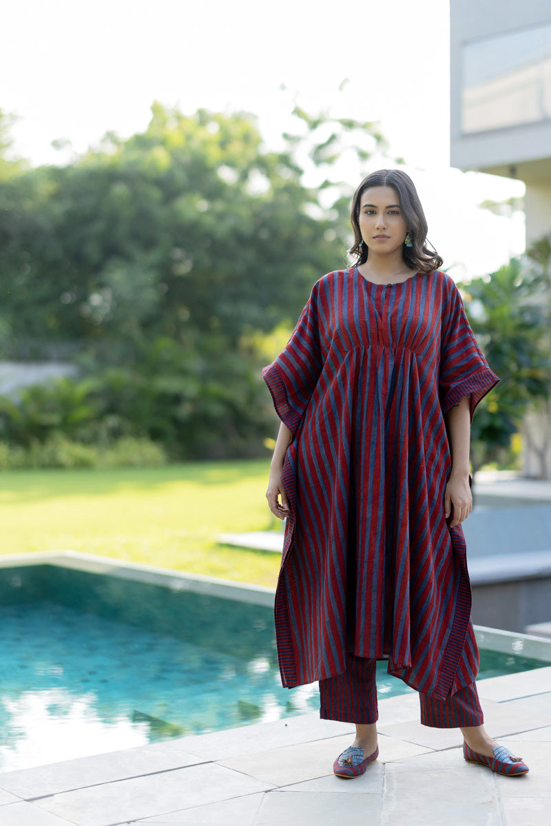 Noma Kaftan Set of 2 - Madder Bloom