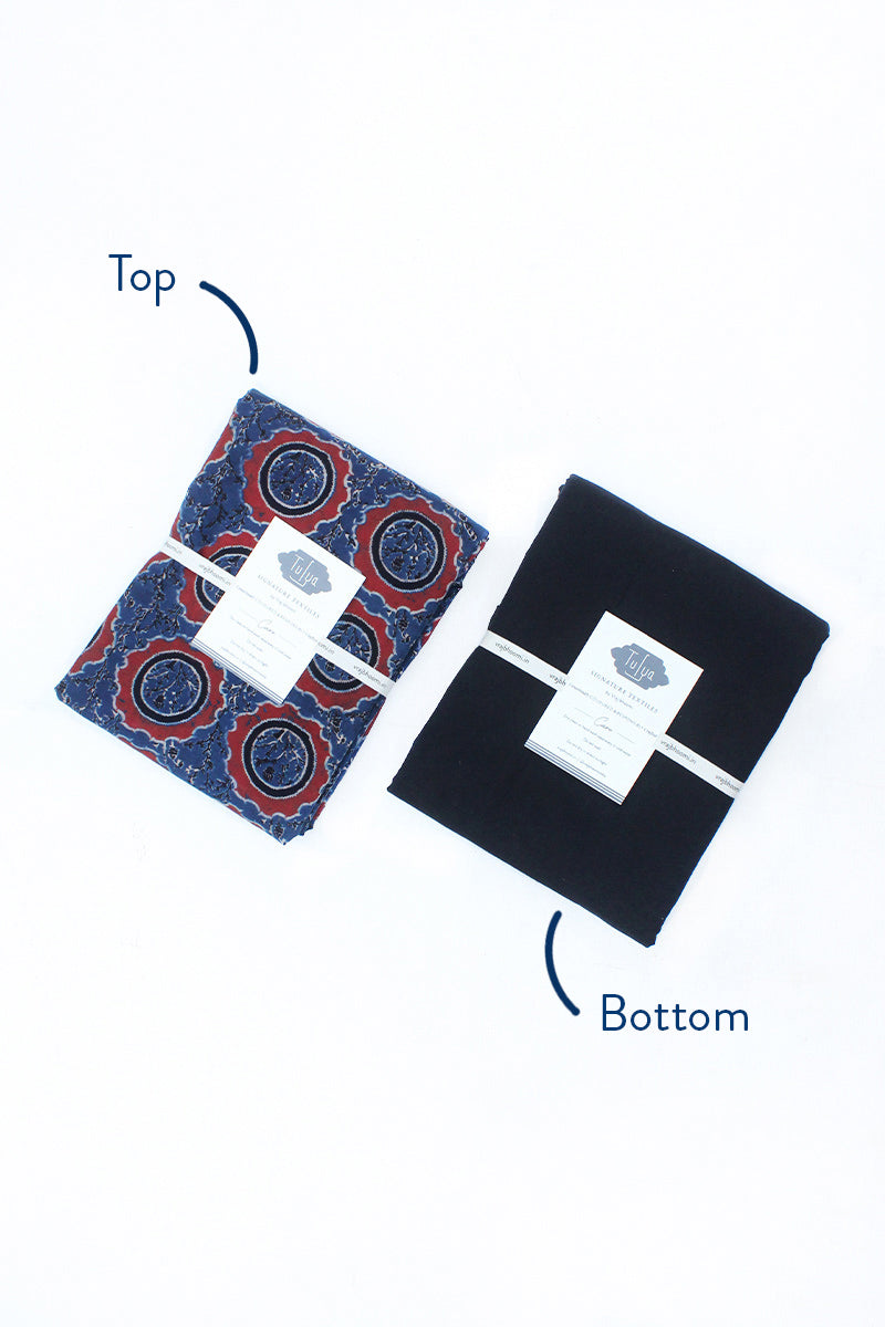 Set of 2- Top & Bottom Fabric 09