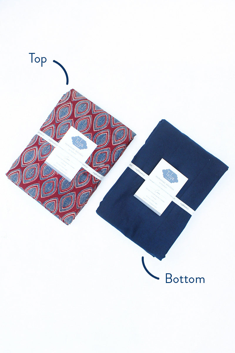 Set of 2- Top & Bottom Fabric 08