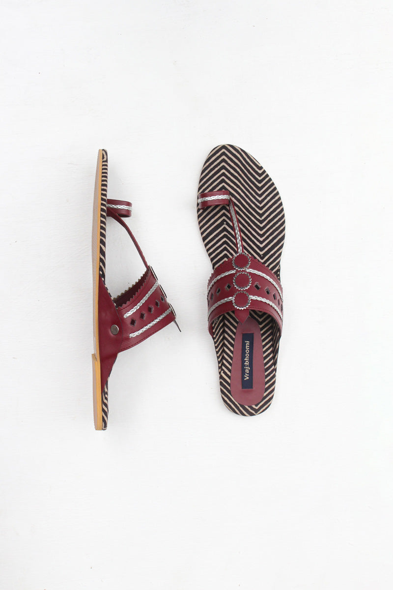 Slip ons - Maroon