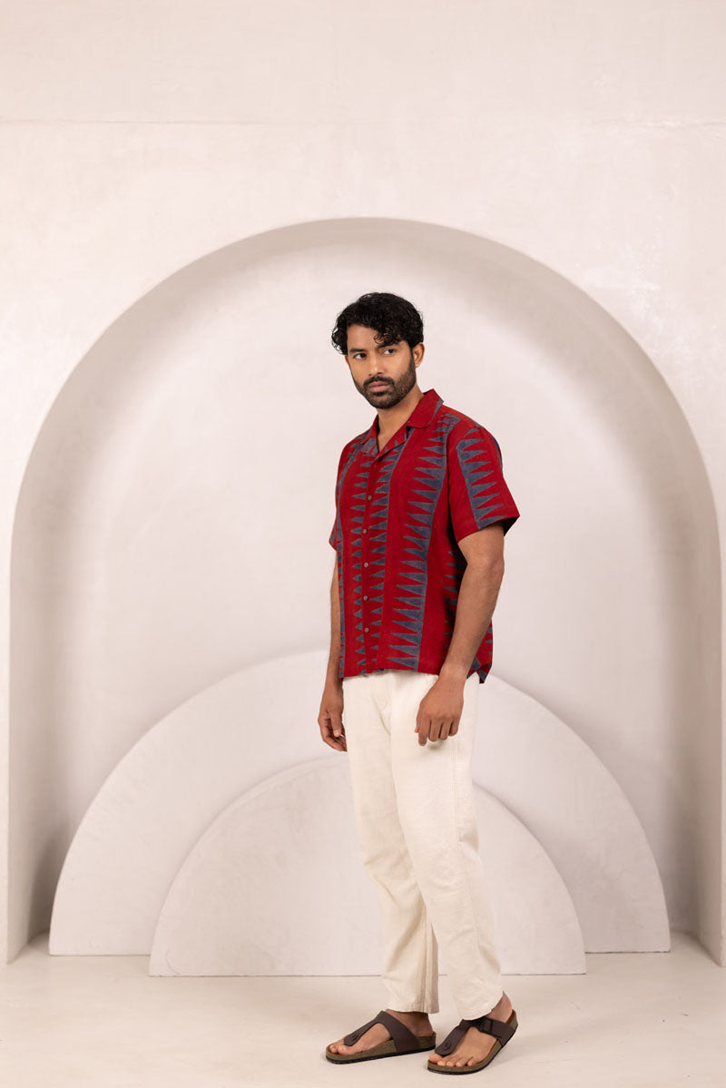 Cuban Collar Shirt - 01