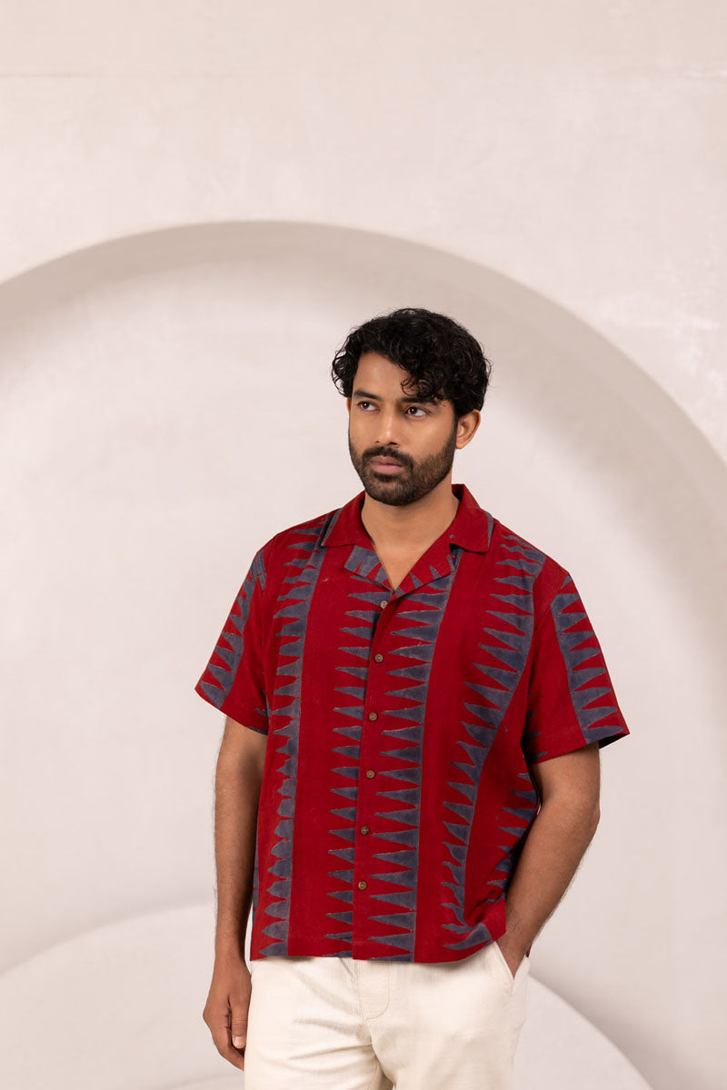 Cuban Collar Shirt - 01