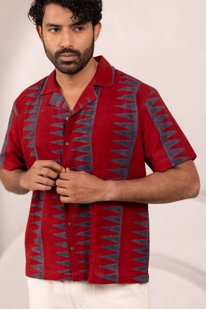 Cuban Collar Shirt - 01