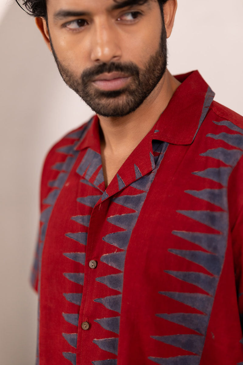 Cuban Collar Shirt - 01