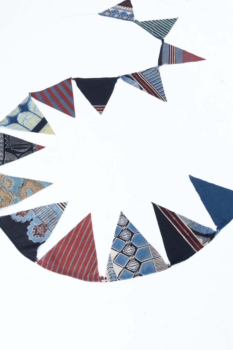 Block Printed Buntings- Multicolor