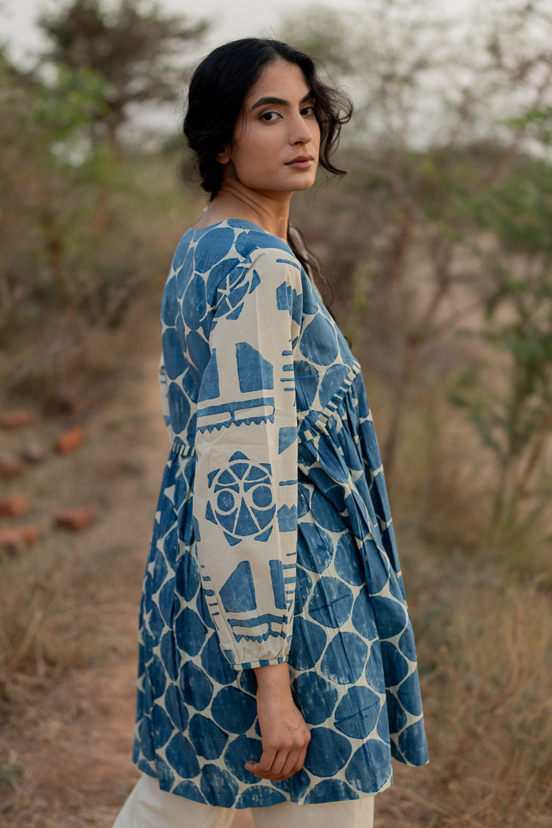 Yara Tunic - Indigo