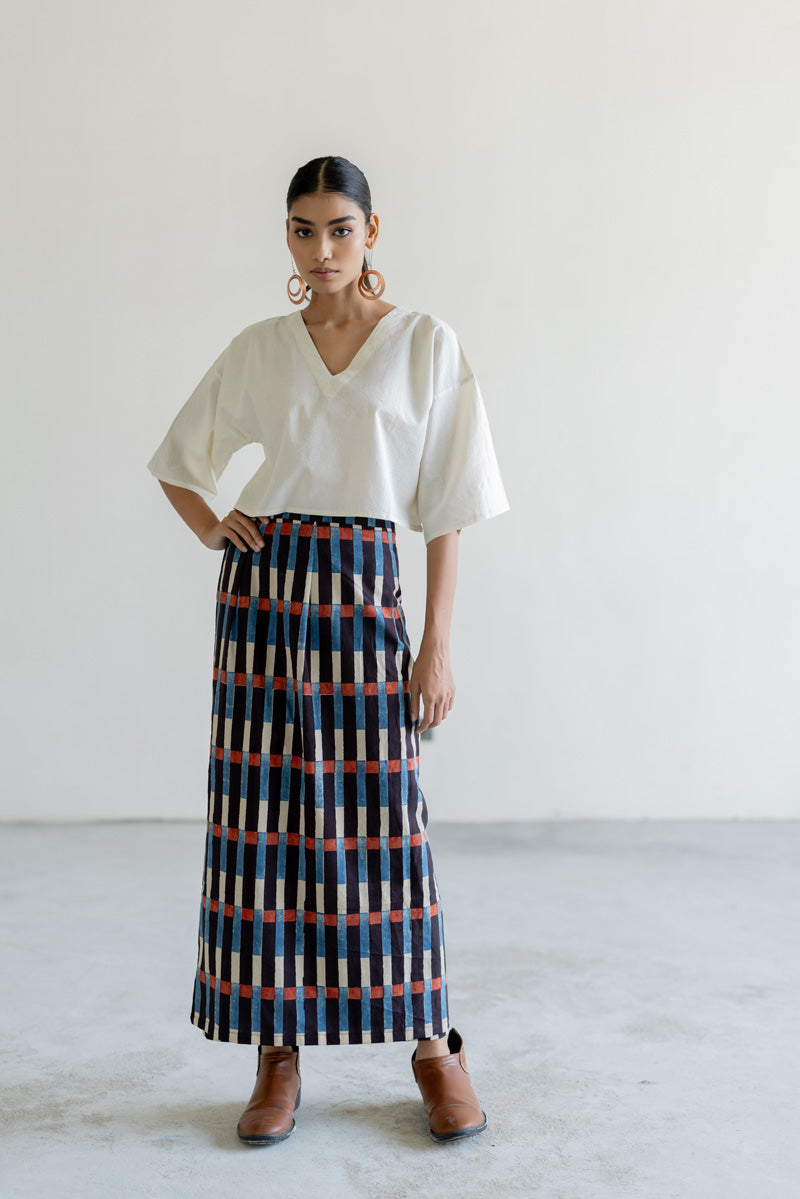Wrap Skirt - Drift Stripes