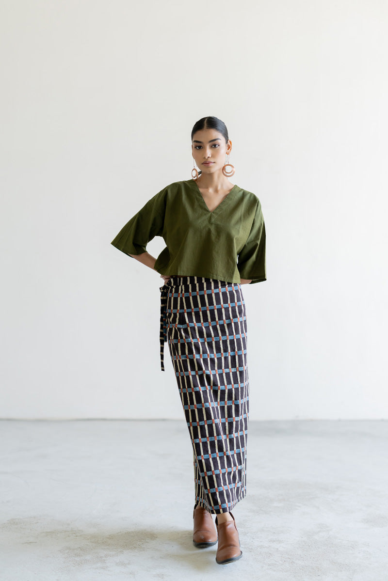 Set of 2 - Wrap skirt & Top - Ona 16