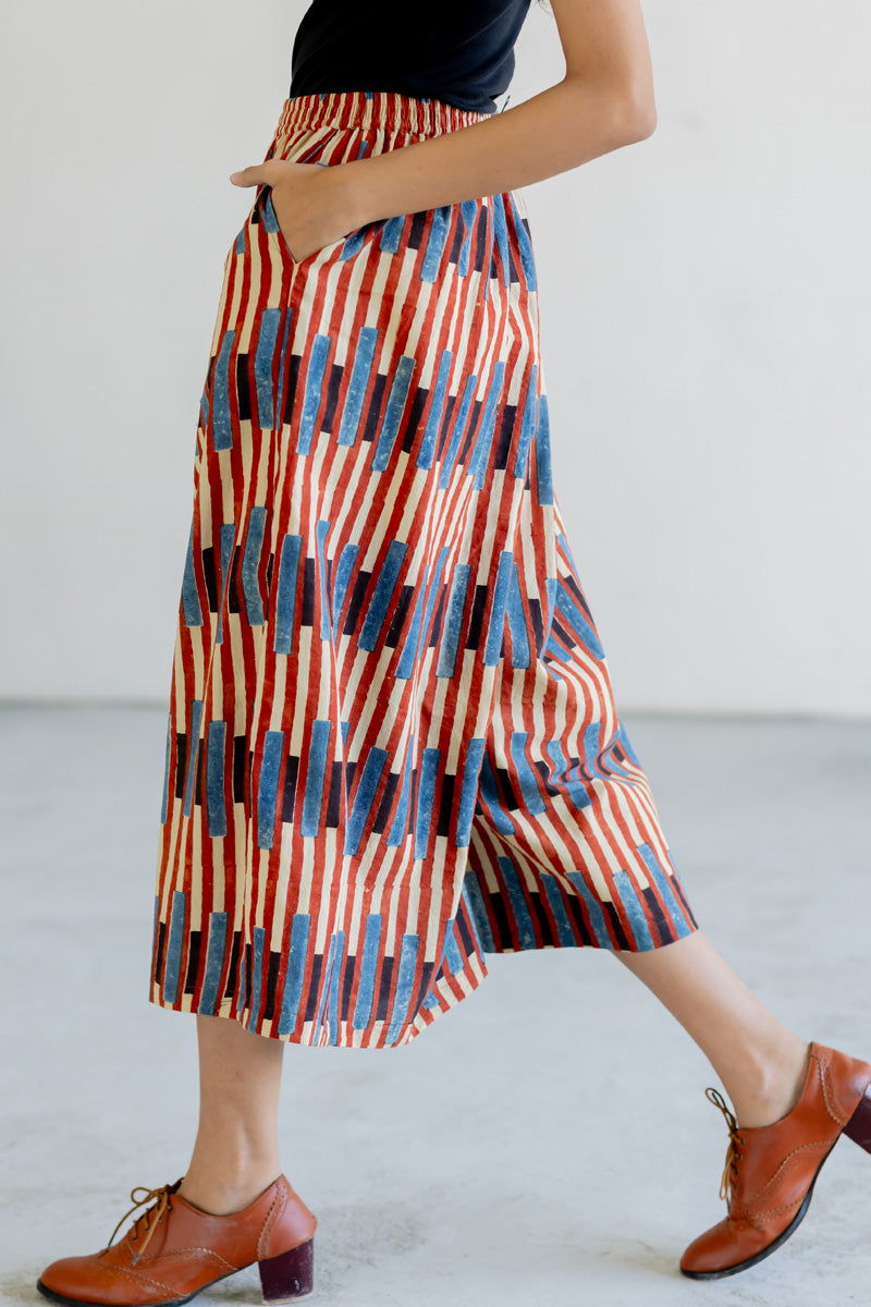 Freesize Culotte - Bare Stripes