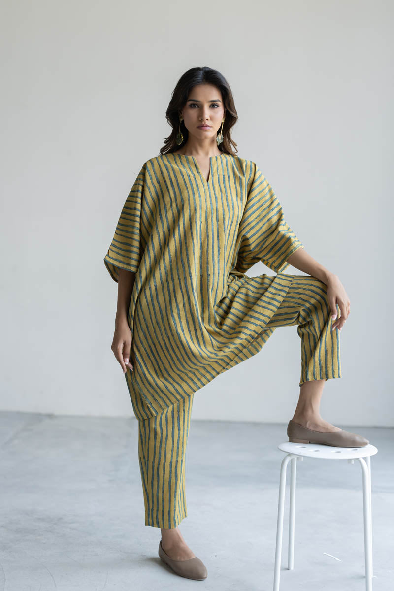 Set of 2 - Kaftan Top & Pant - Iro 01