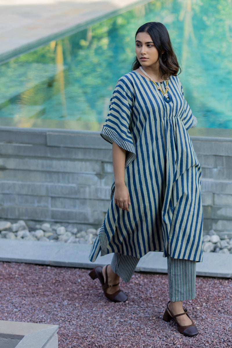 Noma Kaftan Set of 2 - Indigo Breeze