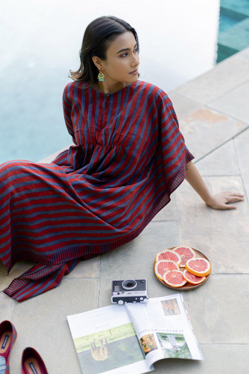 Noma Kaftan Set of 2 - Madder Bloom