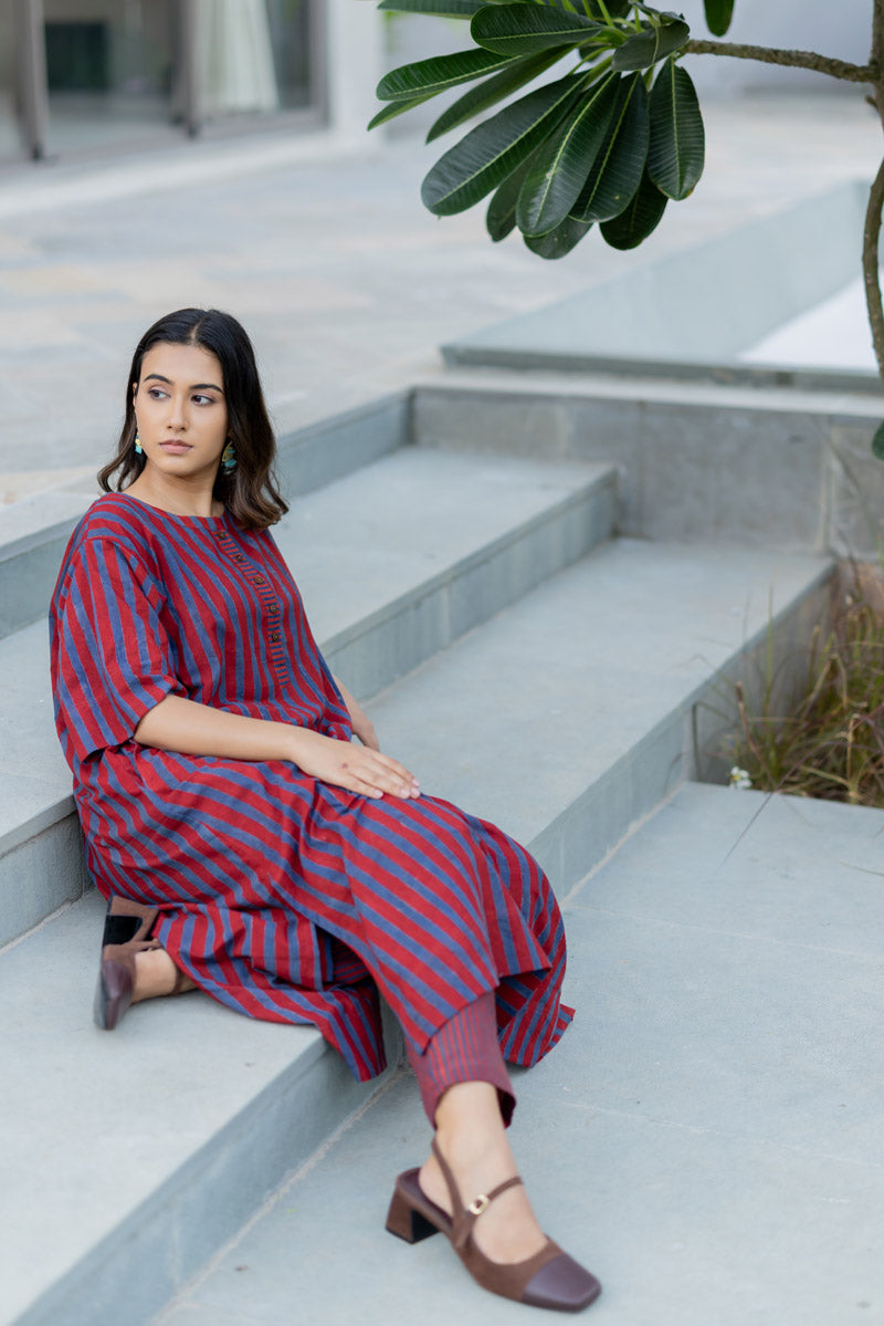 Omi Kurta Set of 2 - Madder Bloom