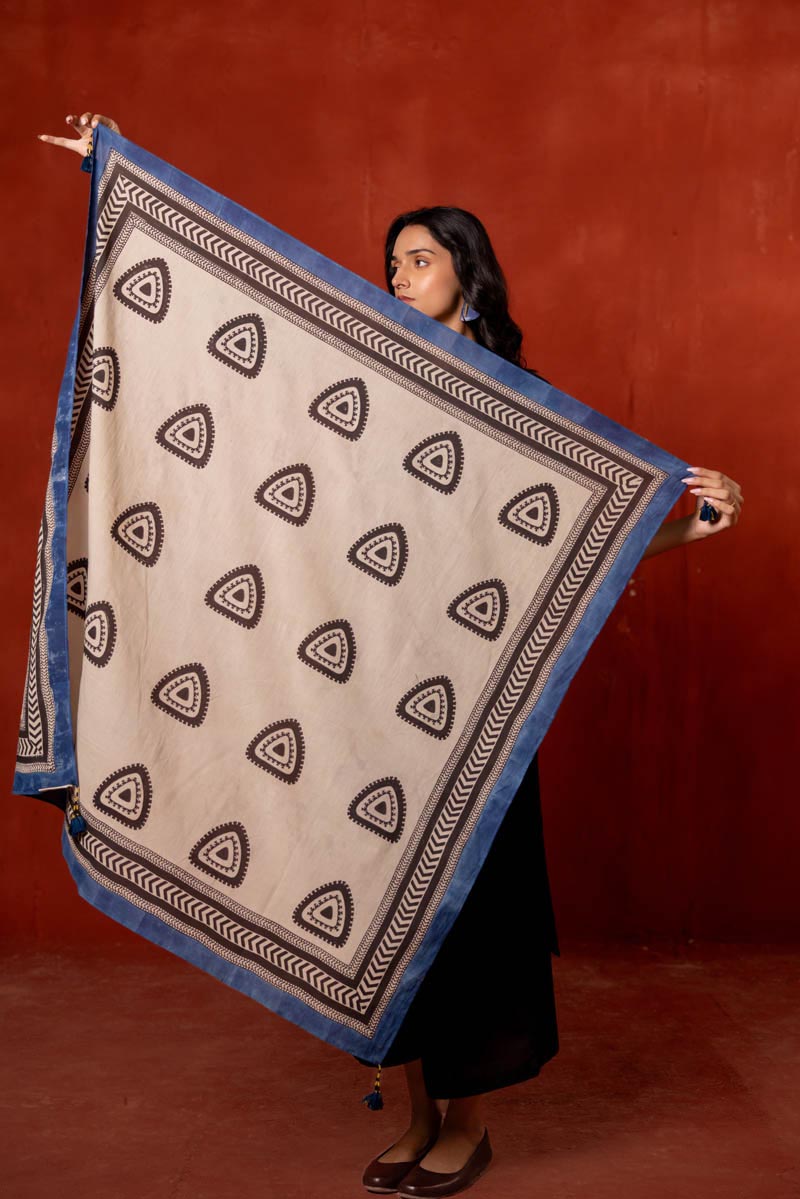 Set of 3 - Kurta, Scarf & Culotte - Asa 12