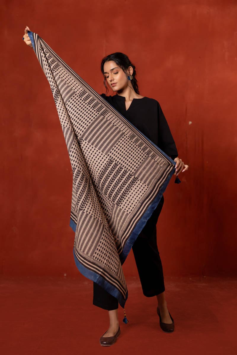 Set of 3 - Kaftan, Pant & Scarf - Asa 06