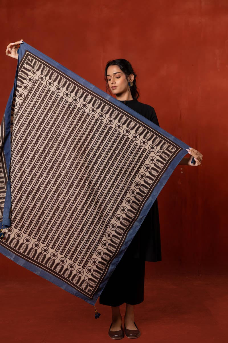 Set of 3 - Kurta, Pants & Scarf - Asa 02