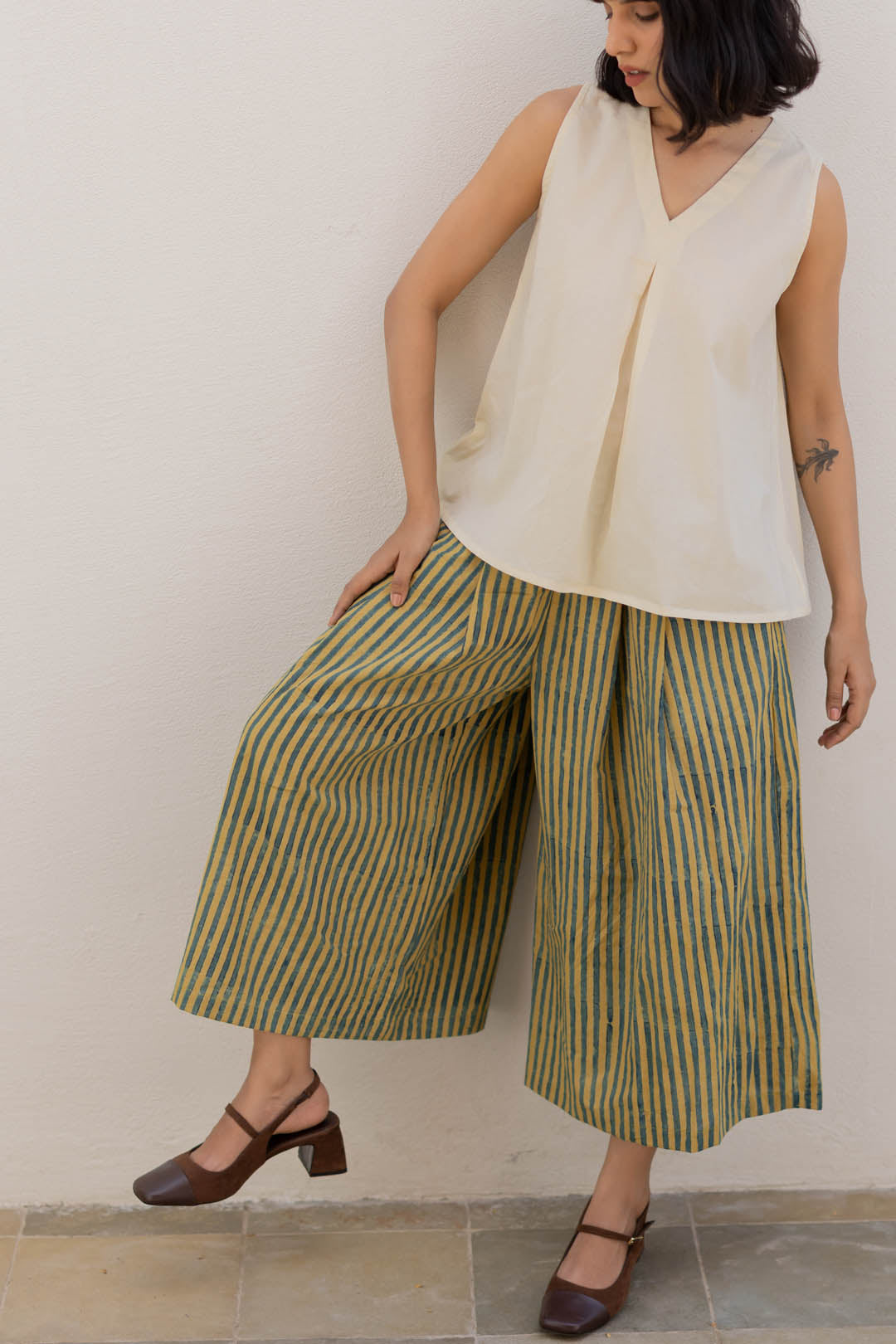 Freesize Culottes - Mustard moon