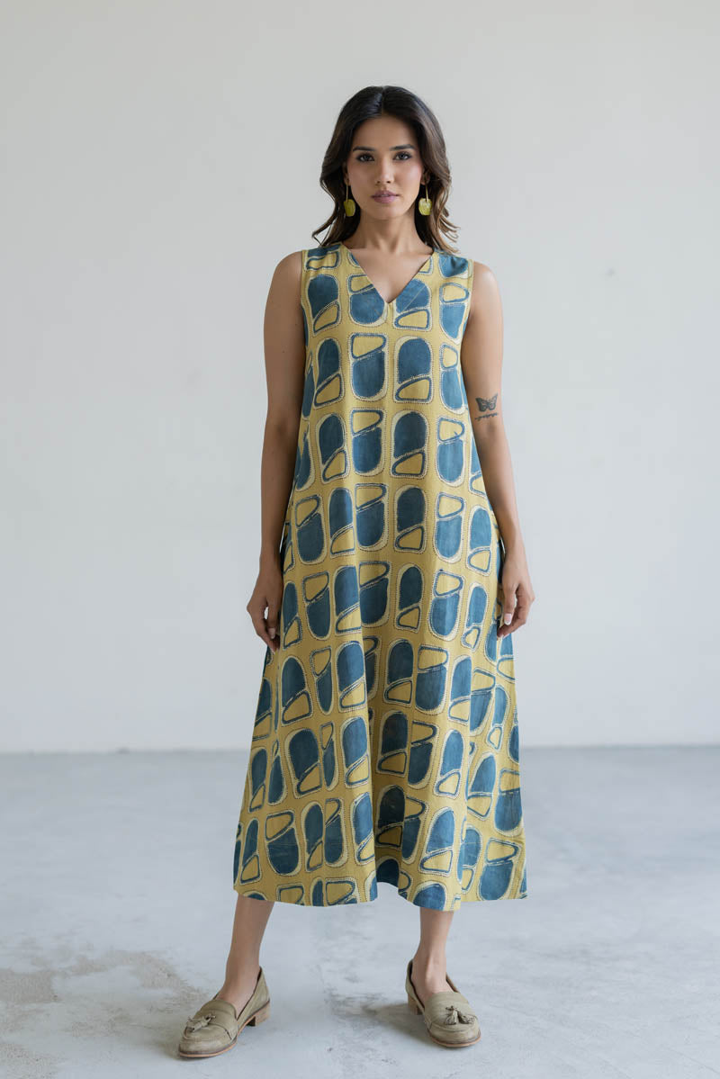 Easy Charm Dress - Kasumi Pale Mustard